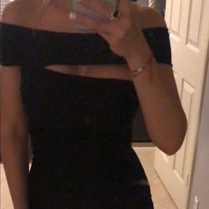 Fashion nova xs black dress
